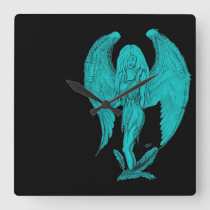 Engel Vierkante Klok