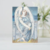 Engel Vintage Religieuze Kunst Devotionele Heilige Bedankkaart (Staand voorkant)