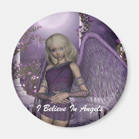 Engel Violet Charms Magnet (Voorkant)