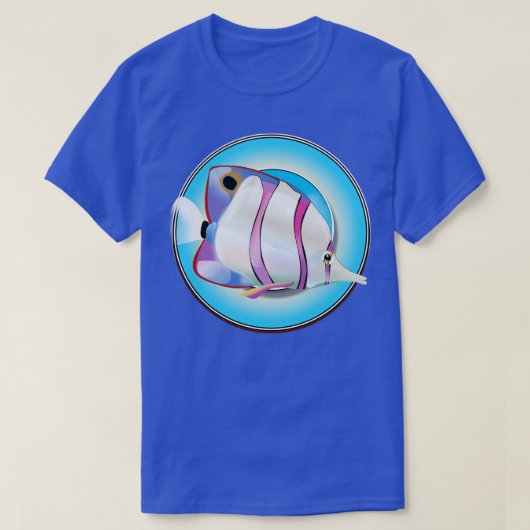 Engel vis cartoon t-shirt (Design voorkant)