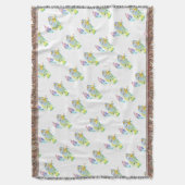 Engel vis met paraplu deken (Voorkant Verticaal)