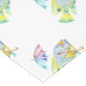 Engel vis met paraplu tafelkleed (Gekanteld)