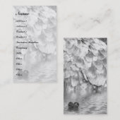 Engel vleugel en hart! visitekaartje (Voorkant / Achterkant)