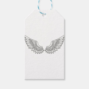 engel vleugels cadeaulabel