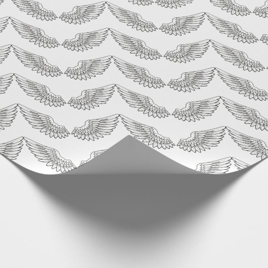 engel vleugels cadeaupapier (Hoek)