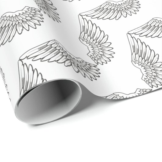 engel vleugels cadeaupapier (Rol Hoek)