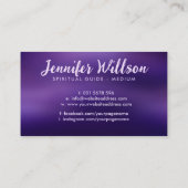 Engel vleugels zachtjes het hart omarmen visitekaartje (Achterkant)