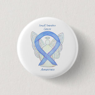 Engel voor kleine darmkanker - Koolstofpinnen Ronde Button 3,2 Cm