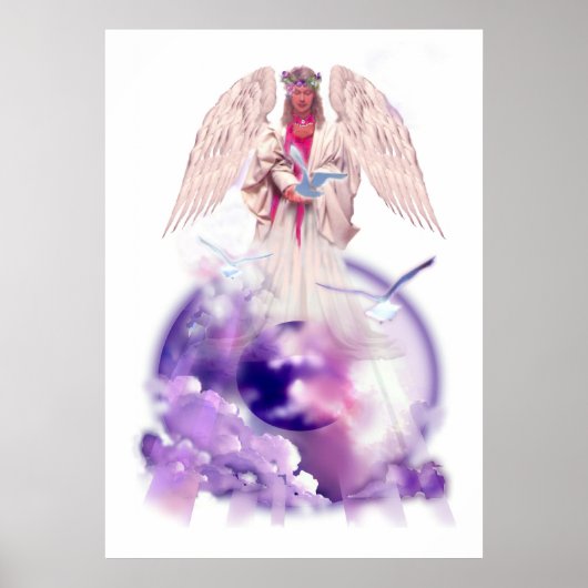 Engel voor vrede poster (Voorkant)