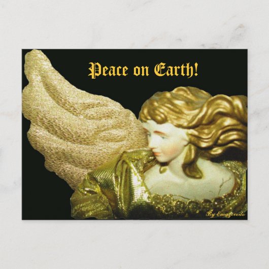 Engel, vrede op aarde!, door Emazevedo Briefkaart (Voorkant)