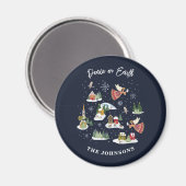 Engel Vrede op Aarde Kerstmis Magneet (Voorkant / Achterkant)