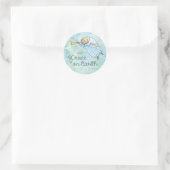 Engel Vredesticker Ronde Sticker (Tas)