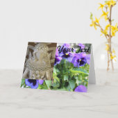 Engel Vrienden Blanco Kaart (Gele Bloem)