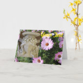 Engel Vrienden Blanco Kaart (Gele Bloem)