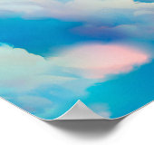 Engel vrouw vleugels hemelse religie hemel poster (Hoek)