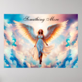 Engel vrouw vleugels hemelse religie hemel poster (Voorkant)