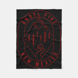 Engel Vuur Bergen New Mexico Wandelen Buiten Mi Fleece Deken