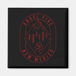 Engel Vuur Bergen New Mexico Wandelen Buiten Mi Magneet