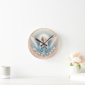 Engel Wandklok, 20,3 cm Rond Acryl Ronde Klok (Huis)