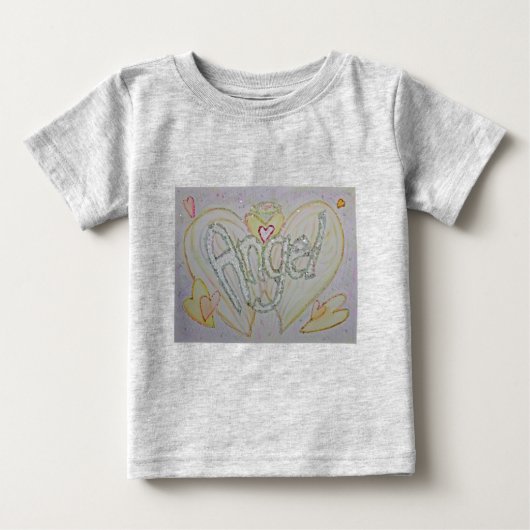 Engel Woord Inspirerende Douane Kunst T-shirts (Voorkant)