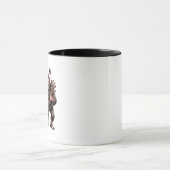 Engelachtig grappige horror Kerstman Krampus Kerst Mok (Midden)