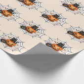 Engelachtig Halloween-feest Cadeaupapier (Hoek)
