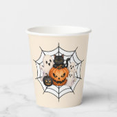 Engelachtig Halloween-feest Papieren Bekers (Achterkant)