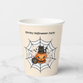 Engelachtig Halloween-feest Papieren Bekers (Voorkant)