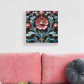 Engelachtig heiligdom van sereniteit canvas afdruk (Insitu (Woonkamer))