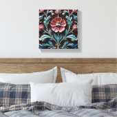 Engelachtig heiligdom van sereniteit canvas afdruk (Insitu (Slaapkamer))
