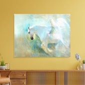 Engelachtig Paard Canvas Afdruk (Insitu (Woonkamer))