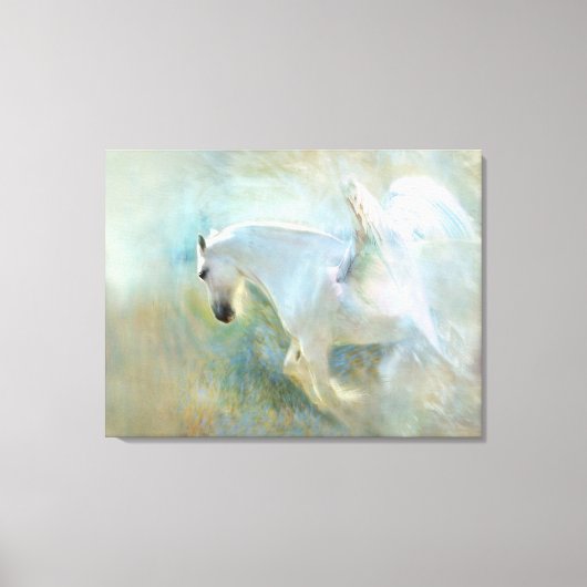 Engelachtig Paard Canvas Afdruk (Voorkant)