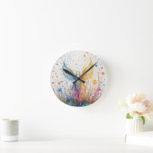 Engelachtig silhouet ronde klok (Huis)