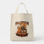 Engelachtige astronaut Halloween Tote Bag (Achterkant)
