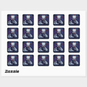Engelachtige Clown Sticker (Vel)