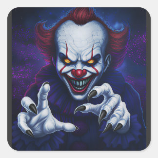 Engelachtige Clown Sticker