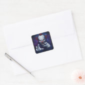 Engelachtige Clown Sticker (Envelop)