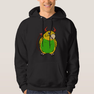 Engelachtige Duivel Kostuum Papegaai I Gele Budgie Hoodie