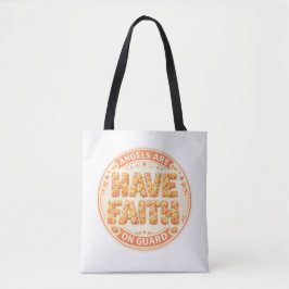 Engelachtige Faith Tote tas