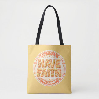 Engelachtige Faith Tote tas