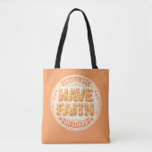 Engelachtige Faith Tote tas (Voorkant)