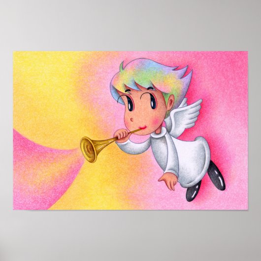 Engelachtige fanfare. poster (Voorkant)