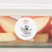 Engelachtige Griezelfees Halloween Labels (Aangebracht)