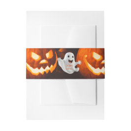 Engelachtige Griezelfees Halloween Uitnodigingen Wikkel