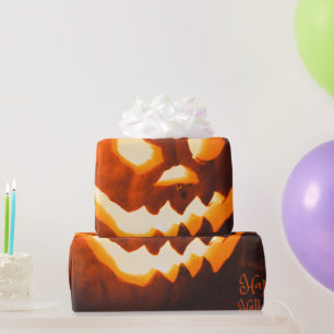 Engelachtige Griezelige Geest Halloween Cadeaupapier