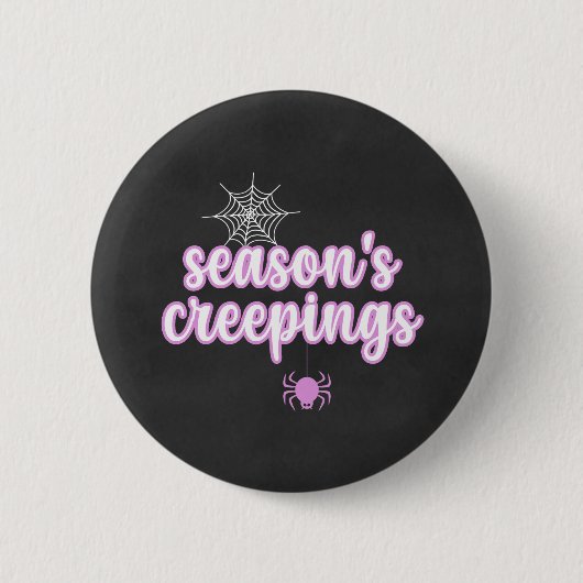 Engelachtige Griezelspecht Ronde Button 5,7 Cm (Voorkant)