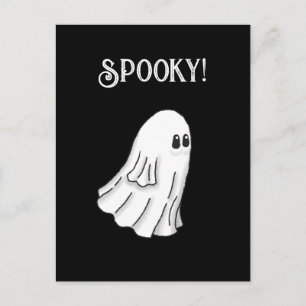 Engelachtige Halloween Geest Briefkaart