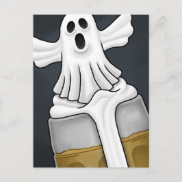 Engelachtige Halloween Geest  Feestdagenkaart