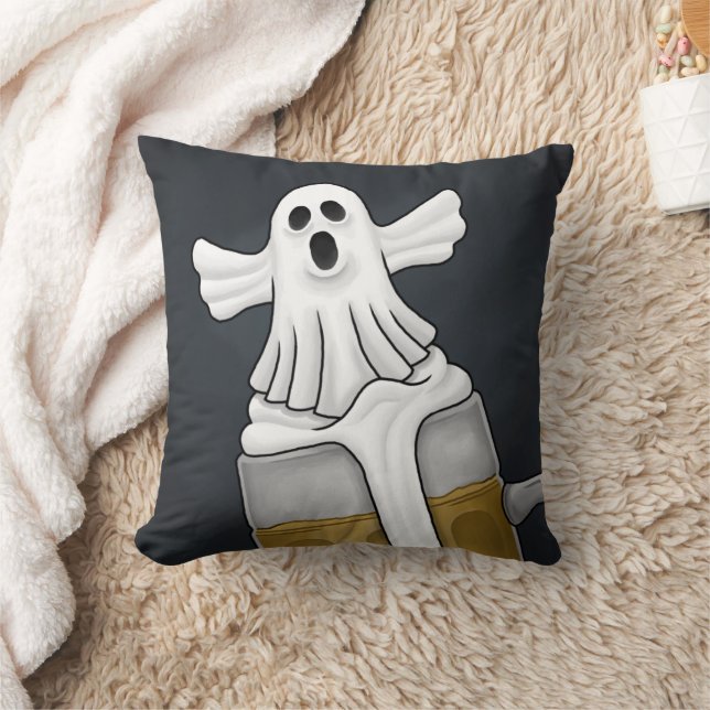 Engelachtige Halloween Geest  Kussen (Deken)