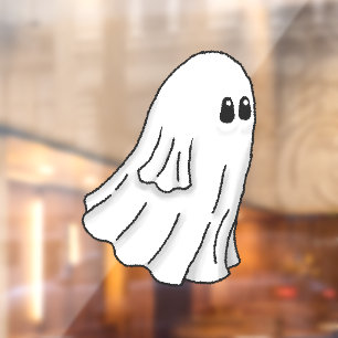 Engelachtige Halloween Geest Raamsticker